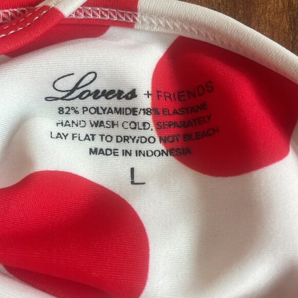 Lovers + Friends (REVOLVE) Jet Setting Polka Dot Bikini Bottom l - Picture 5 of 6
